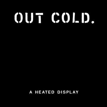 OUT COLD "A Heated Display" LP (Painkiller) - Click Image to Close